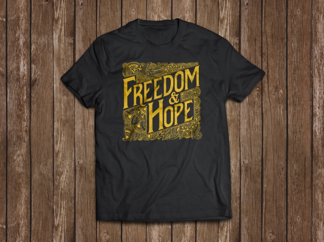 Freedom and Hope Tshirt Frontt